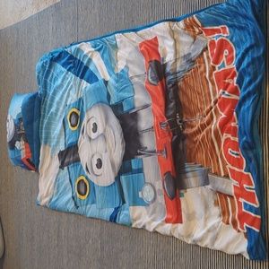 Thomas the Tank Engine sleeping bag and pillow